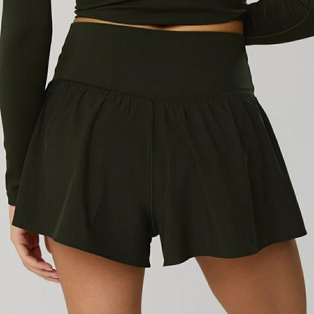 OFFLINE by Aerie Real Me High-Waisted Running Shorts Black S